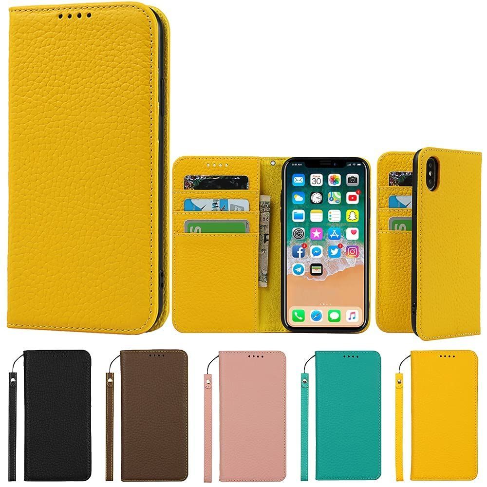 Eastwave アイフォン iPhone X ケース 牛革 本革 iPhone XS ケース 手帳型 iPhoneX iPhoneXS 財布型カバー 本革 手帳型 携帯スマホカバー 人気 おしゃれ 内蔵マグネット 耐汚れ 耐衝撃 カード収納 軽量
