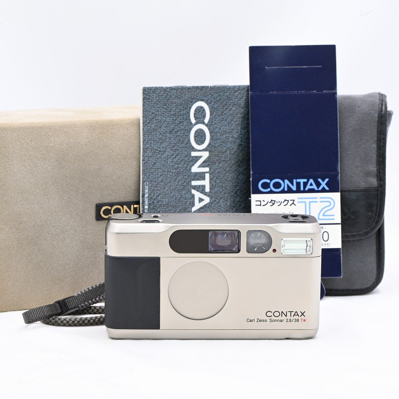 コンタックス CONTAX T2 D チタンシルバー データバック付き フィルム 