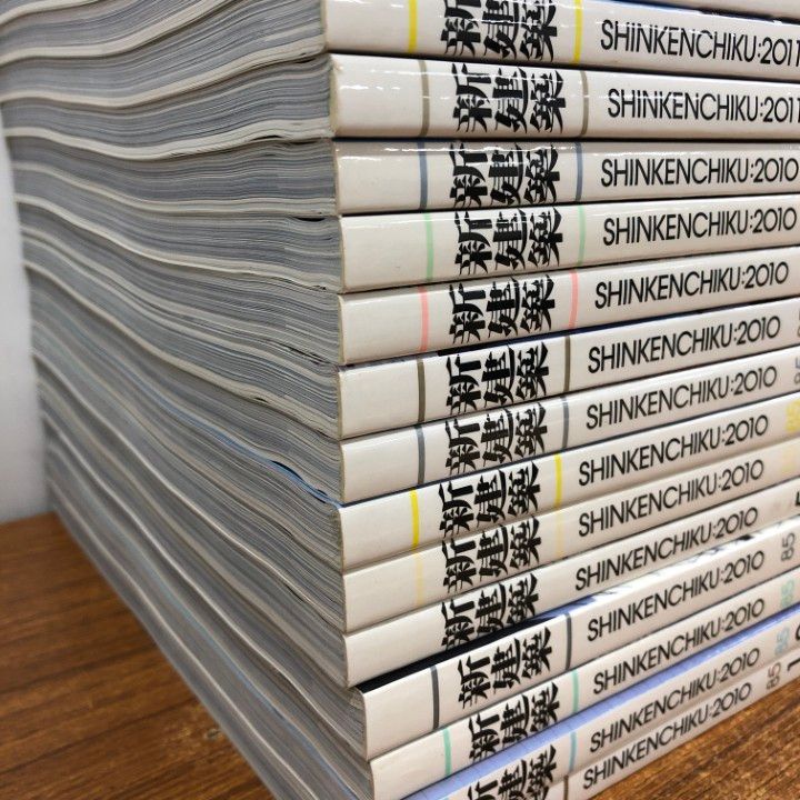▲02)【同梱不可】新建築 2010~2012年 3年分まとめ売り約35冊セット/学校建築/病院/大学/菊竹清訓/被災地/雑誌/バックナンバー/B △02)【同梱不可】新建築 2010~2012年 3年分まとめ売り約35冊