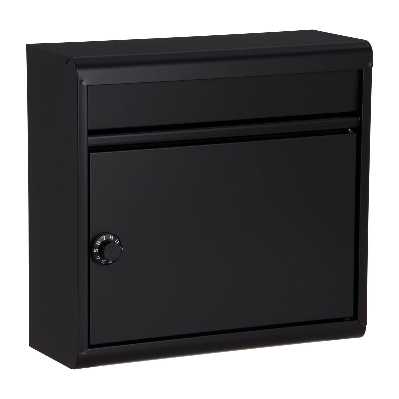 グリーンライフ ポスト 壁掛け 日本製 スチール製 横開き A4封筒 角