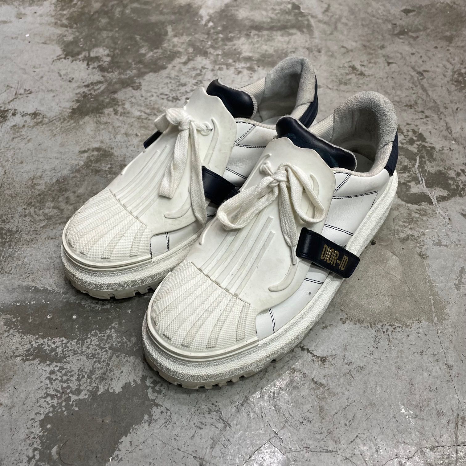 DIOR-ID ディオール　スニーカー Dior-ID Sneaker White and French Blue Technical Fabric | DIOR