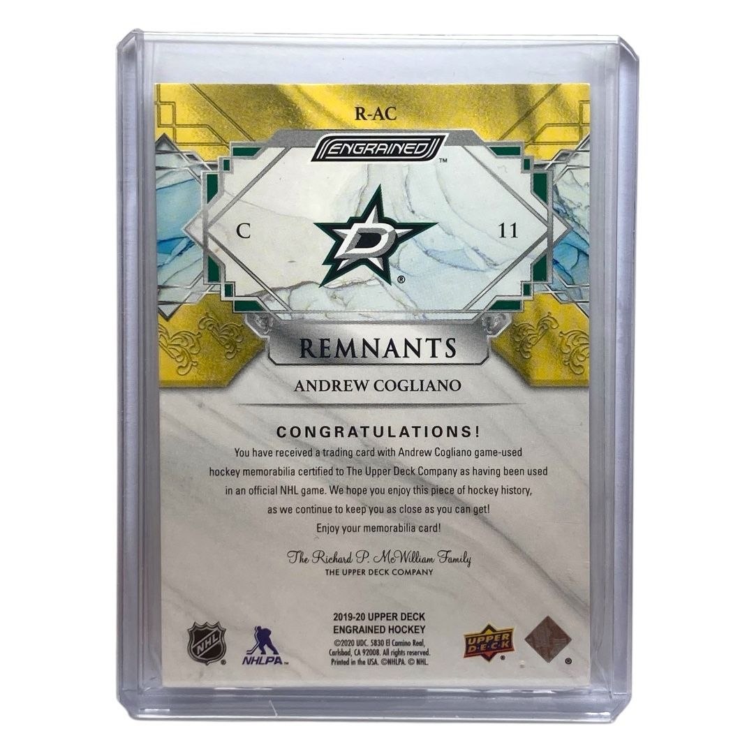 UPPER DECK NHLカード ENGRAINED ANDREW COGLIANO STARS 42/65