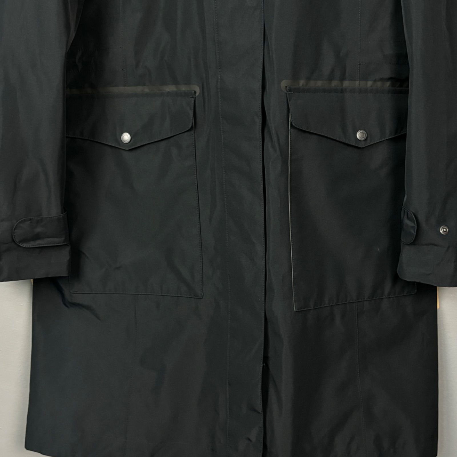 値下げしました‼️【新品同様】AIGLE スプリング&レインコート フード付き セール】 防水 フーデッドジャケットロング （その他アウター