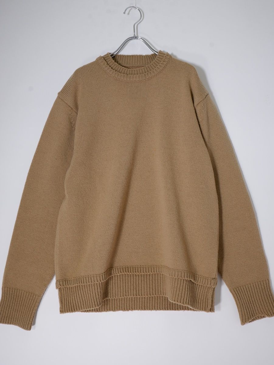 Maison Margielaメゾンマルジェラ L Appartementアパルトモン 2025AW 5Gauge C|N Knit エルボーパッチ ニット S LKNA78146