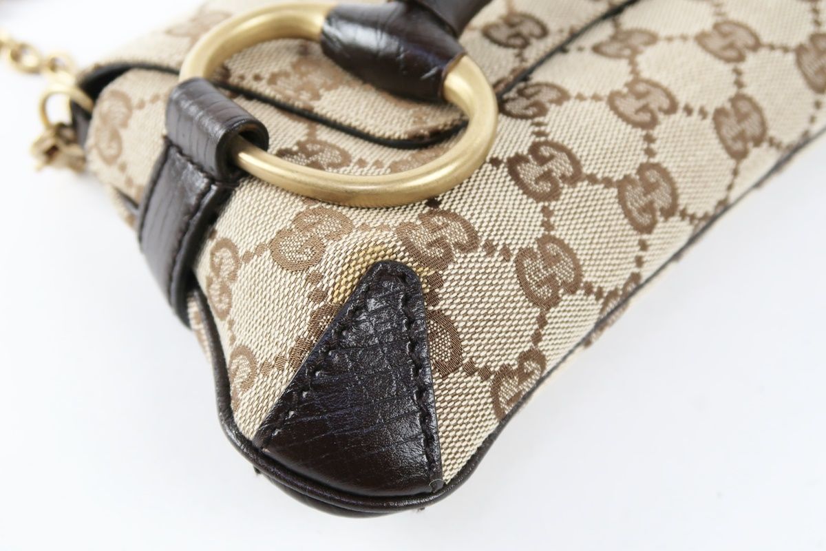 超美品】GUCCI グッチ GG チェーン アクセサリーポーチ ハンド