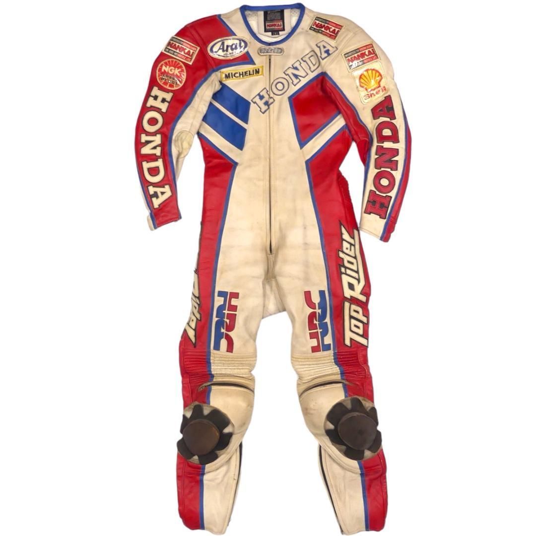 NANKAI 南海部品 レーシングスーツ メッシュ 本革 ツナギ HH9645