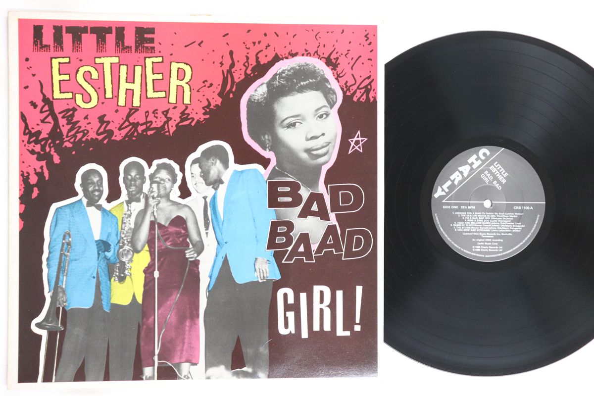英LP Little Esther Bad Baad Girl! CRB1100 Charly R&B /00260