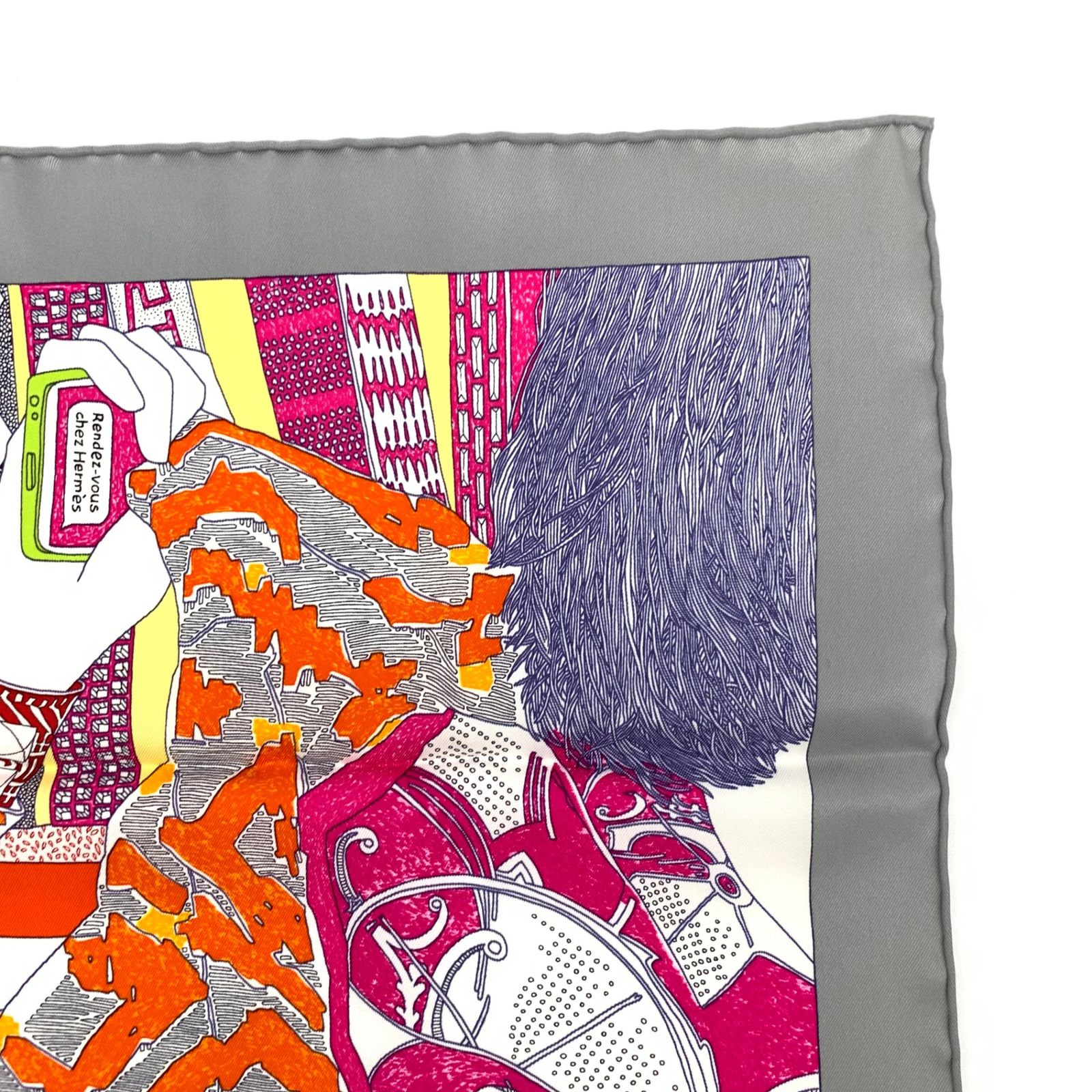 新品未使用 HERMES エルメス スカーフ カレ70 Rendez-Vous Chez 