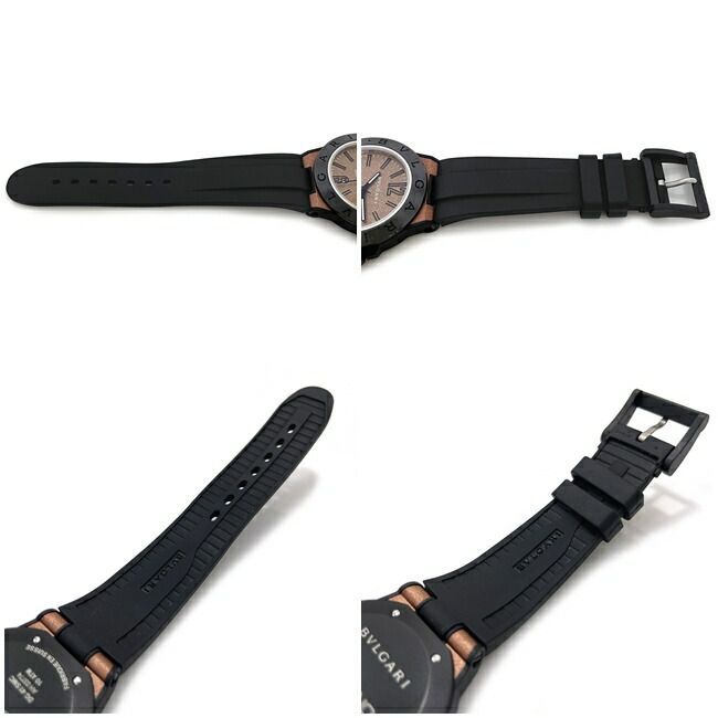 ブルガリ 腕時計 ブラック ブラウン DG41 SMC OH済み - フリマハイ ...