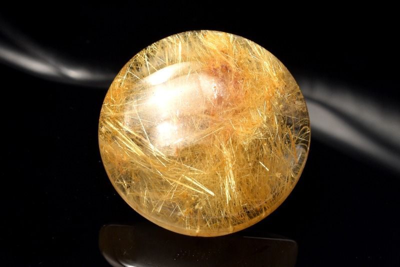 ゴールド タイチン ルチル クォーツ スフィア ゴールド ルチル 丸玉