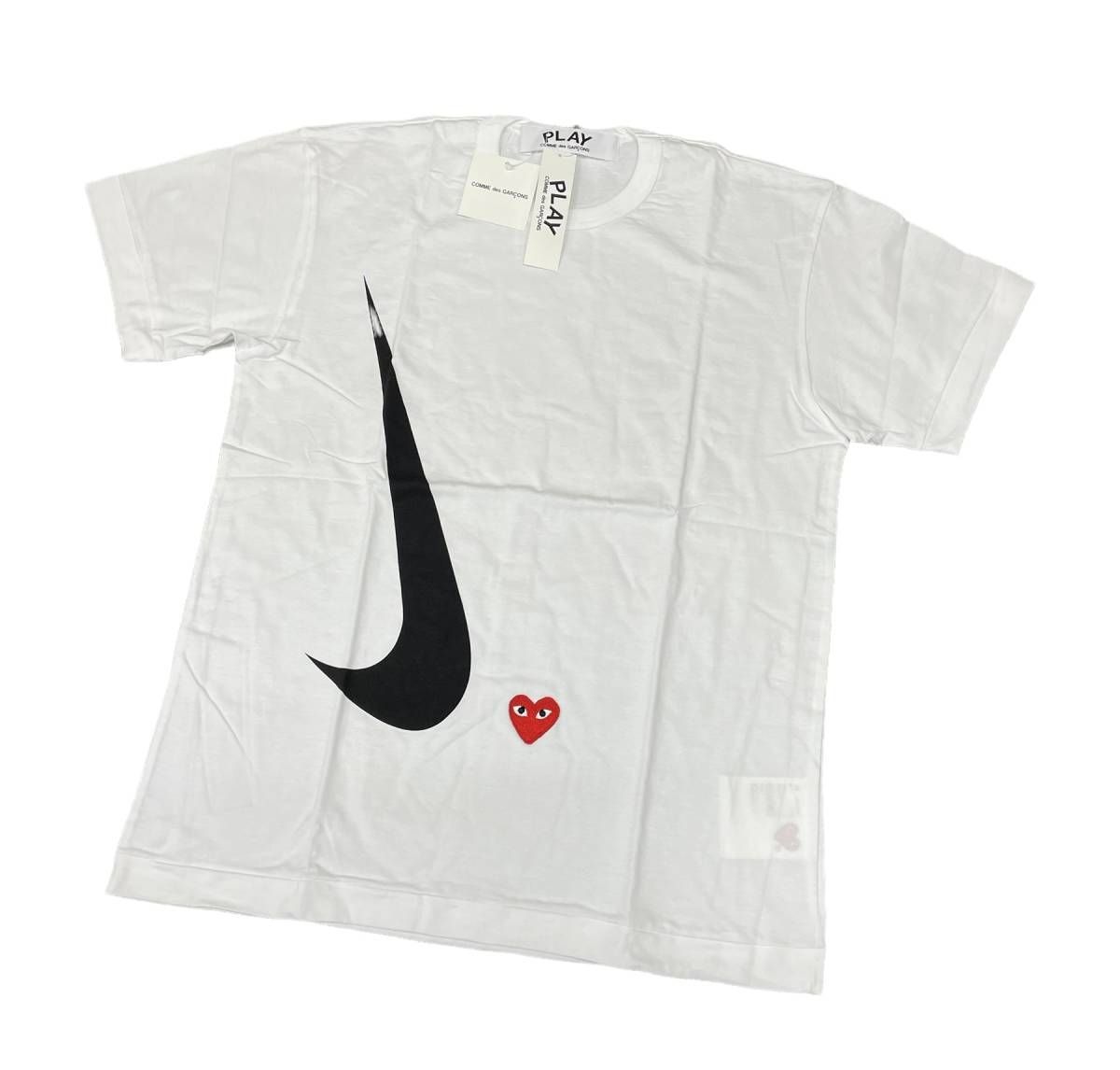 PLAY COMME des GARCONS NIKEコラボ ハート Tシャツ - メルカリ