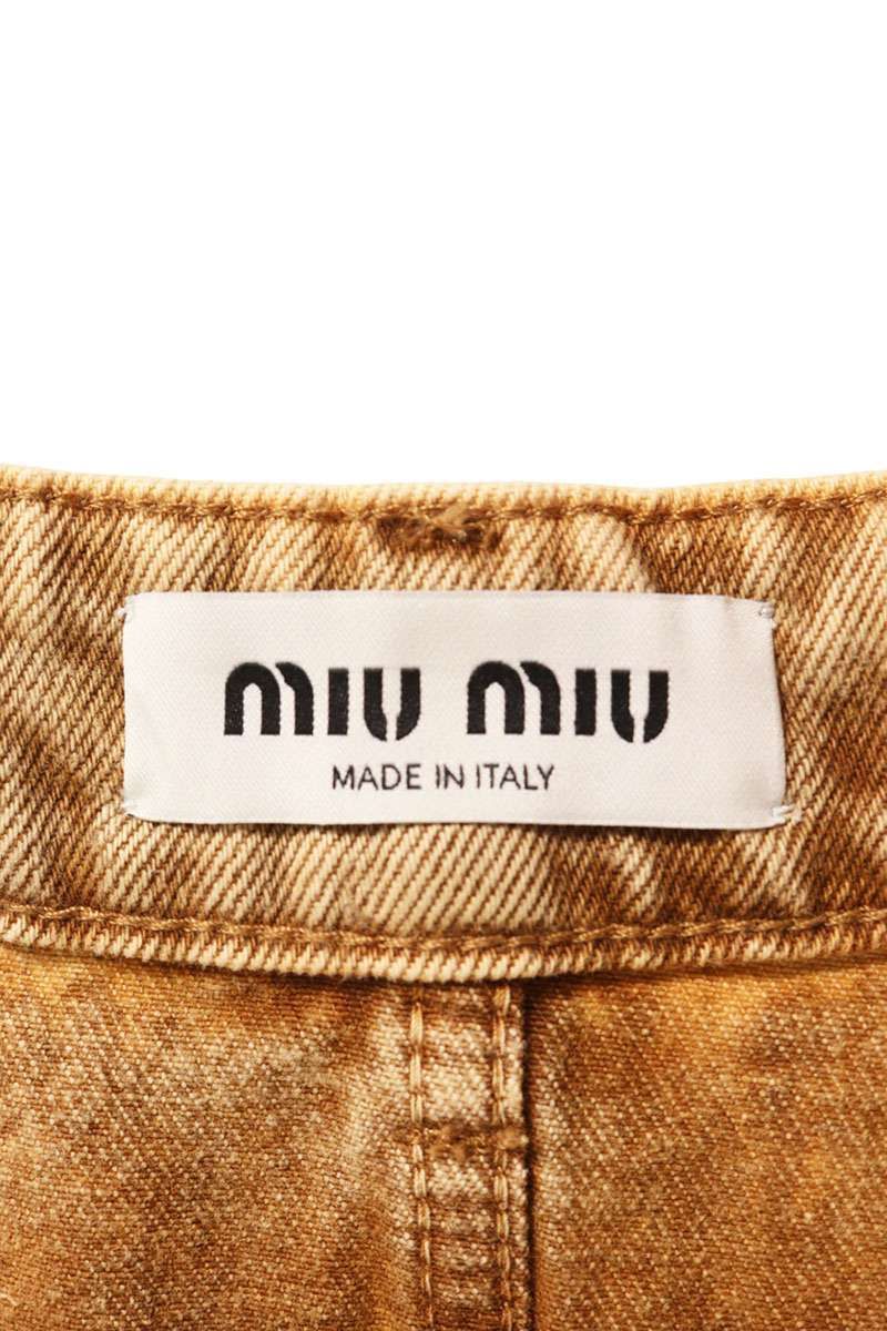 ローライズデニムミニスカート レディース