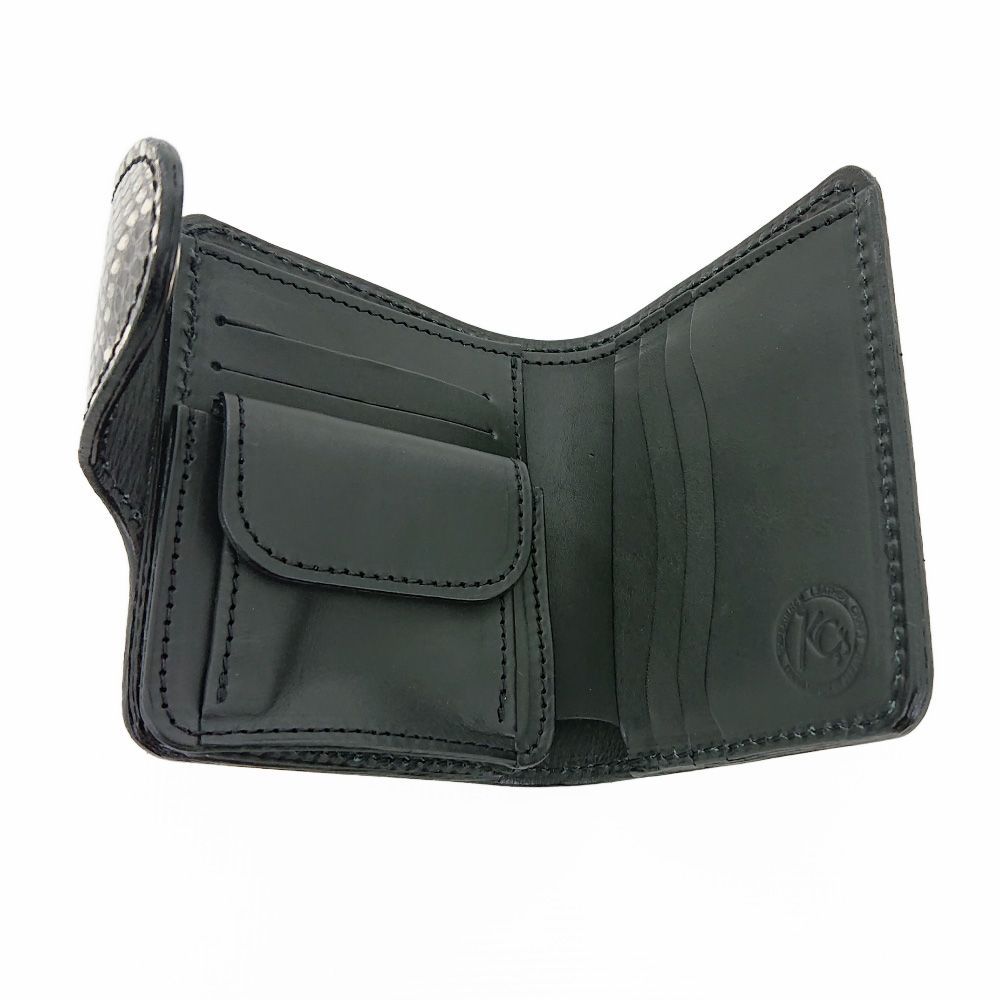 KC,s ケイシイズ ビルフォールド ラレドJr パイソン 二つ折り財布 ヘビ  