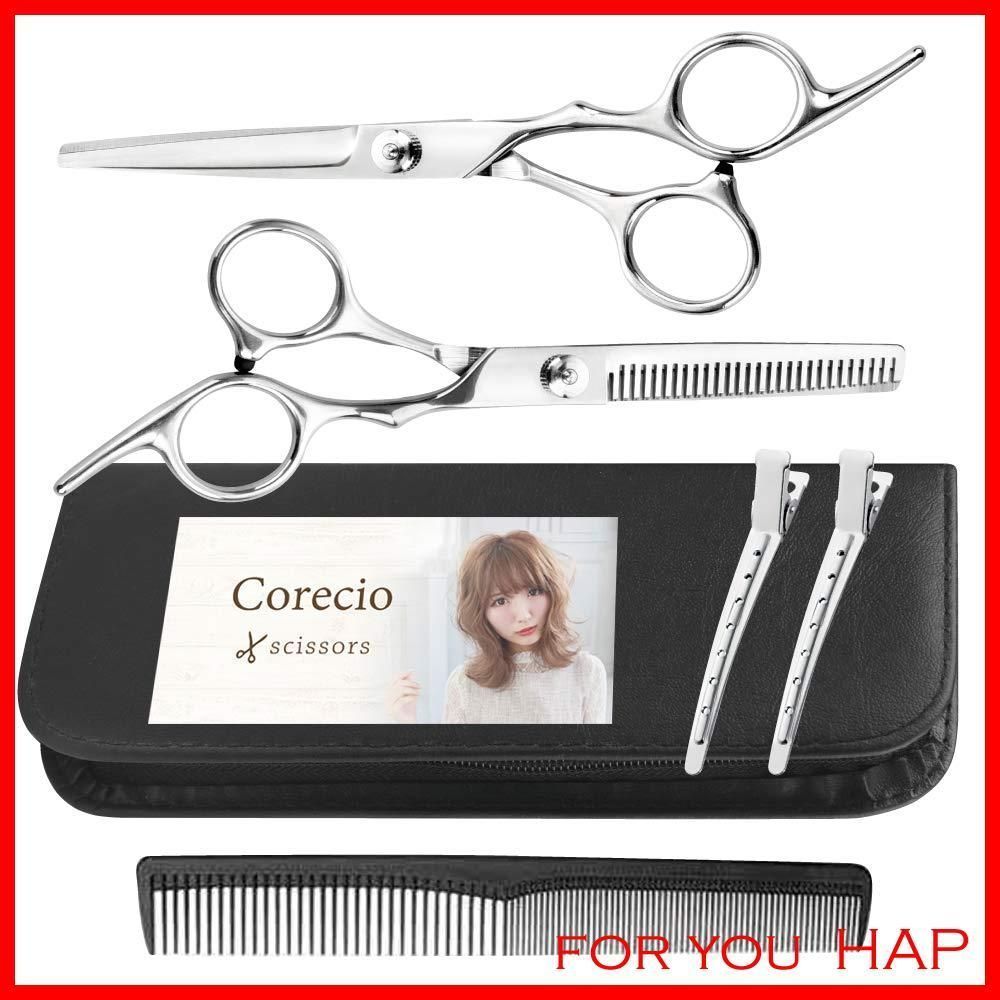 コメス 散髪はさみ 左利き用 散髪用ハサミセット⁄すきバサミ⁄ヘア