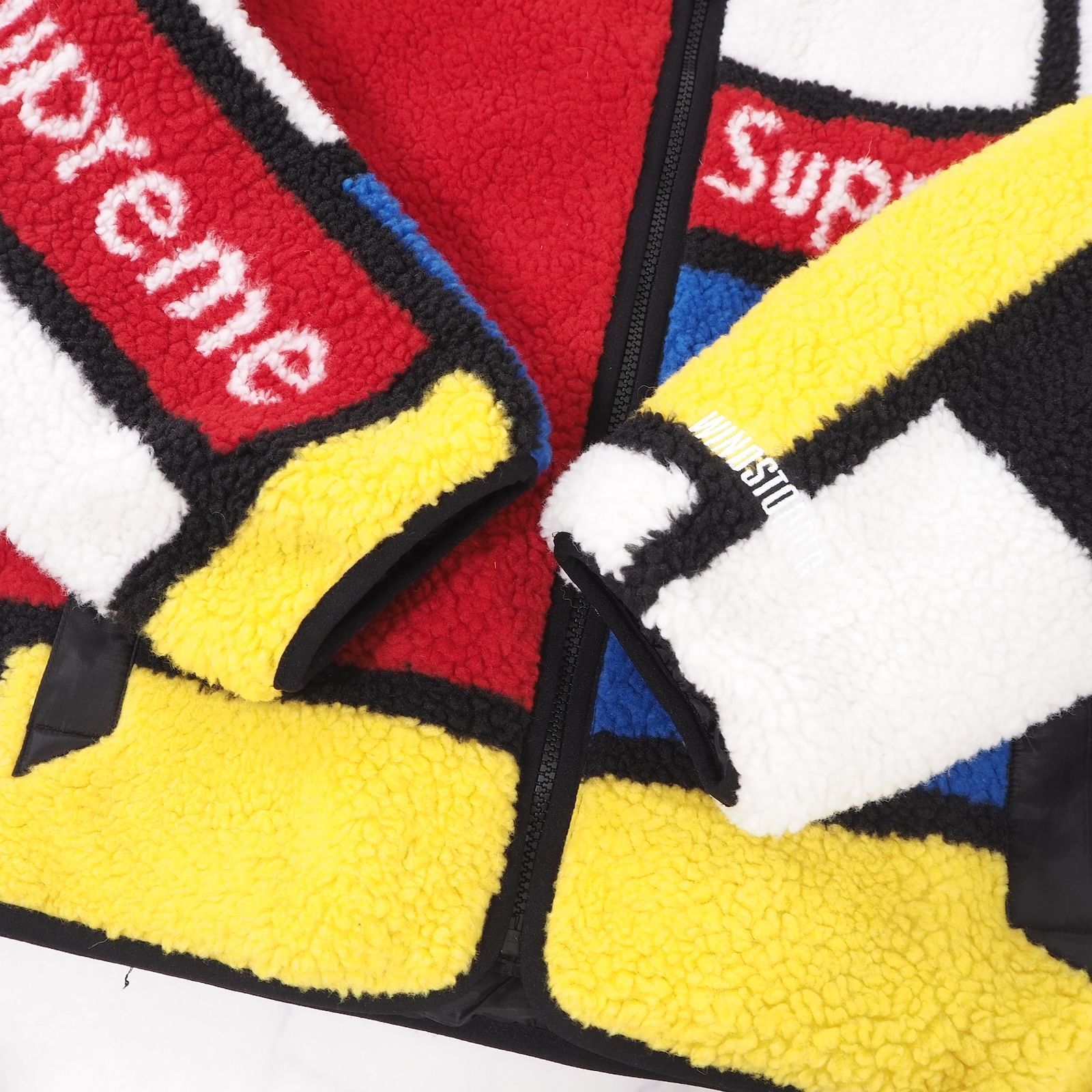 シュプリーム Supreme 20AW カラーブロック フリース ジャケット