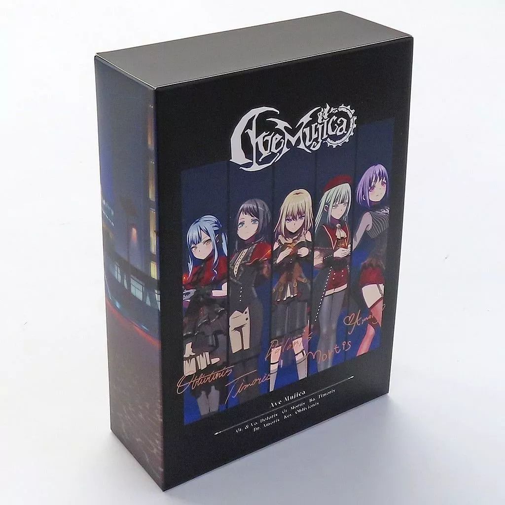 Ave Mujica 描き下ろし収納BOX（メンバー製サイン入り）　特典CD入り 中古】雑貨 [単品] Ave Mujica サンジゲン描き下ろし収納BOX(Ave