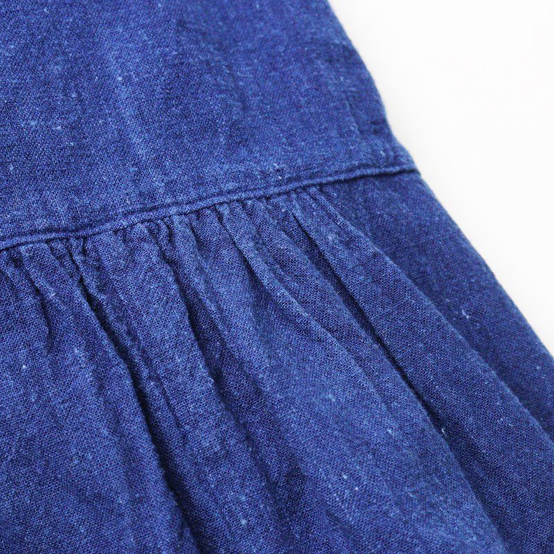 フォーティーファイブアール 45R pate a chou パトアシュ インディゴティアードワンピース /ネイビー ドレス 45rpm オータムセールフォーティーファイブアール 45R pate a chou