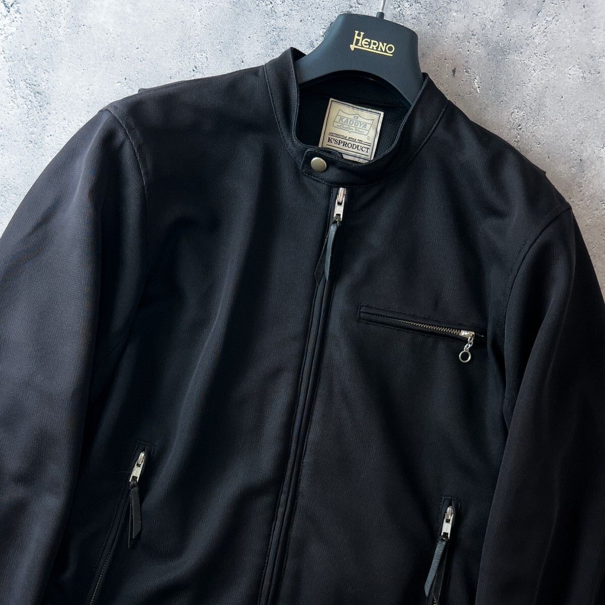 極美品 KADOYA MR-2 カドヤ メッシュ シングル ライダース ジャケット