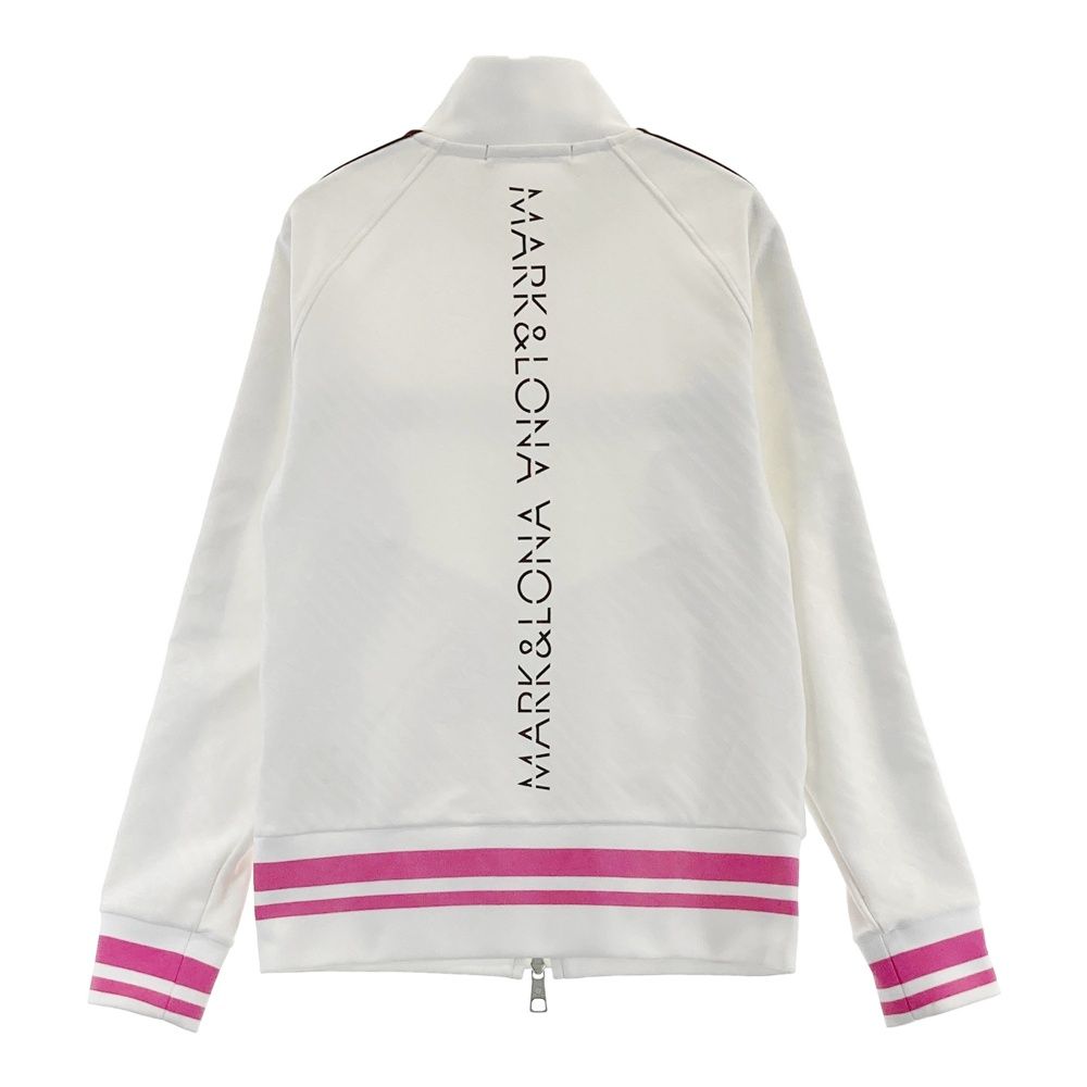 サイズ：38 MARK&LONA マークアンドロナ ジップジャケット 総柄