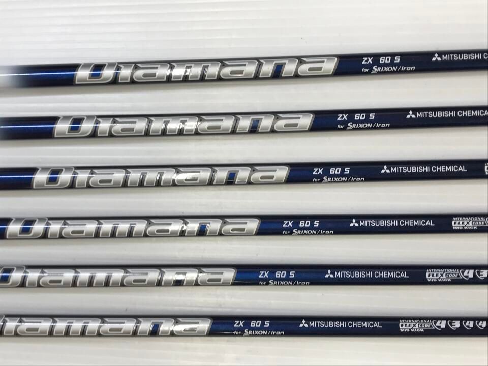 【即納】SRIXON ZX5 | S | Diamana ZX for IRON | 中古 | アイアンセット | ダンロップ