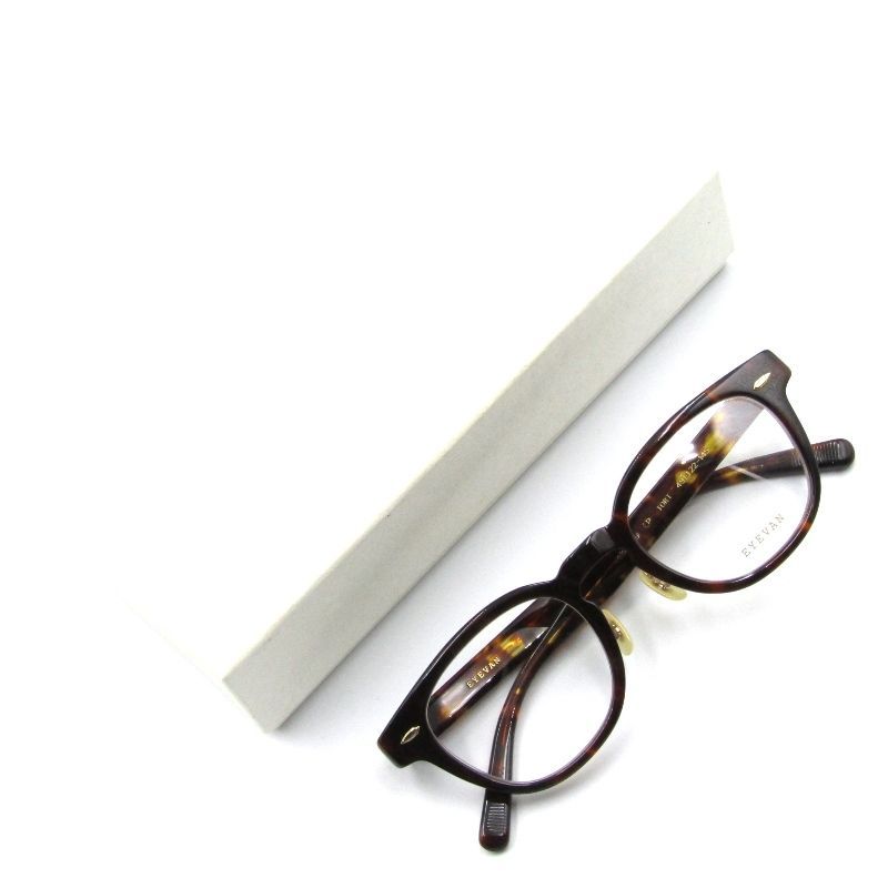 ★美品！EYEVAN アイヴァン・メガネフレーム★ 美品 EYEVAN アイヴァン メガネフレーム WEBB 49 CP 日本製