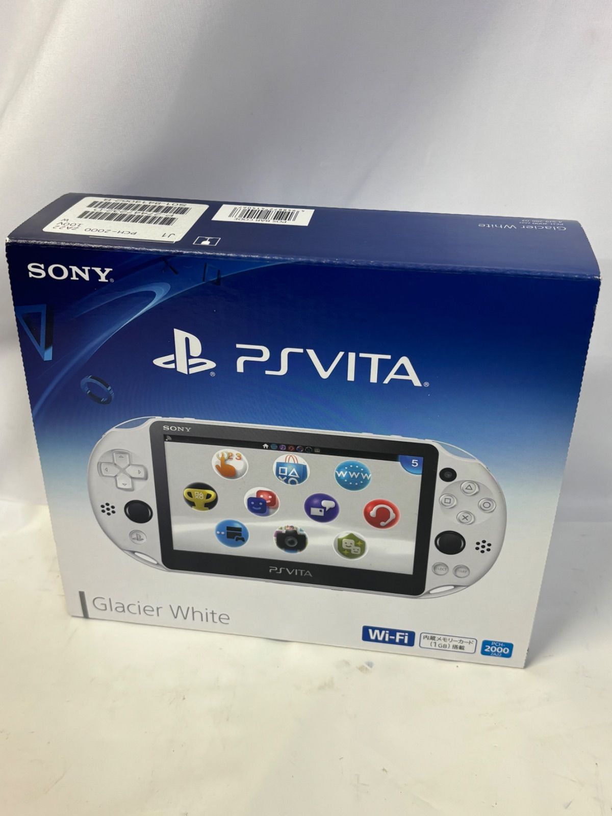 PlayStation Vita - PSvita2000　Glacier White　64ギガ PS Vita Glacier White PCH 2000 ZA22 Console only PSV Slim [H