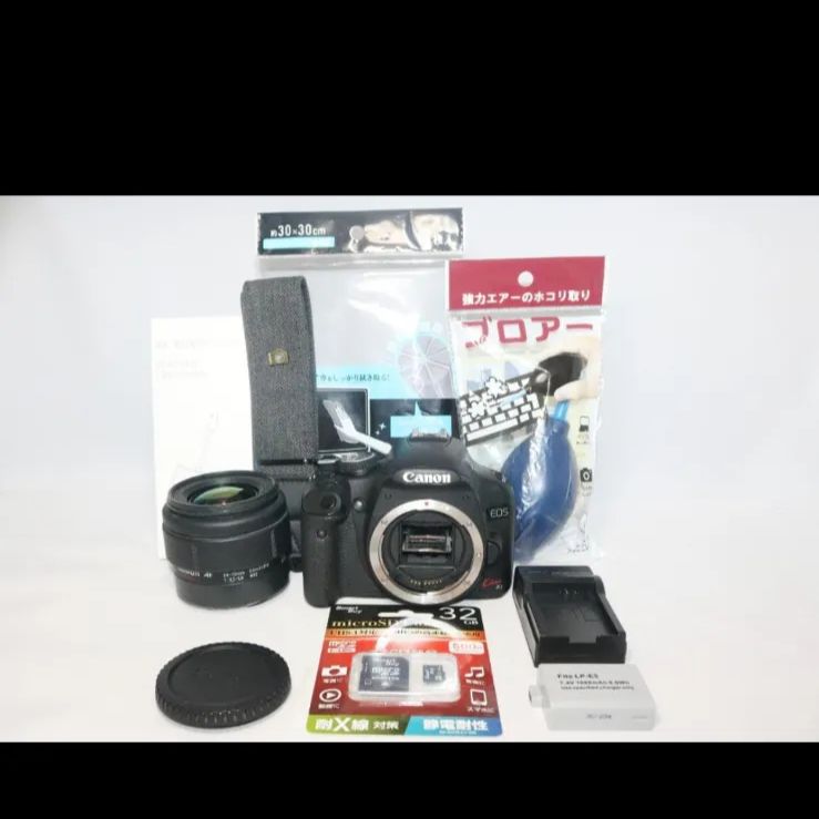 Canon KissX3 初心者応援セット！ 一眼レフ スマホ転送OK 標準レンズ