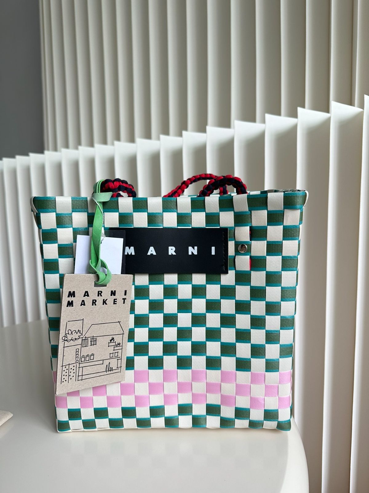 ファッション❣ Marni マルニ マルニ かごバッグ トートバッグ #58