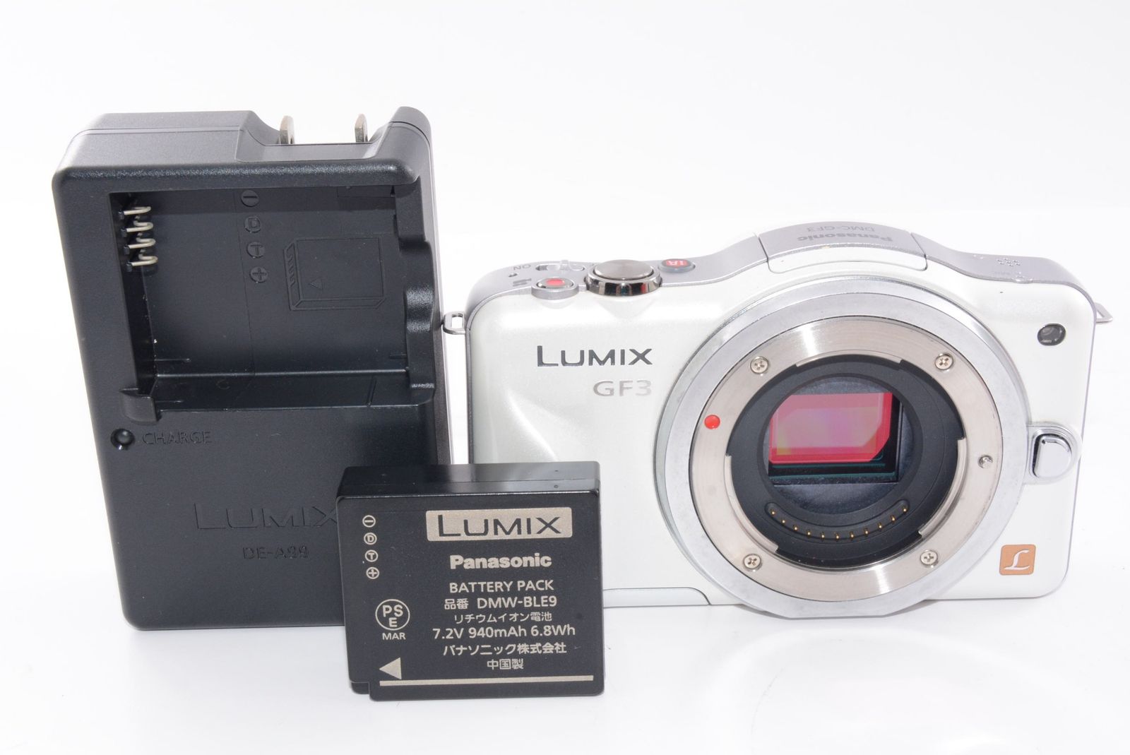 Panasonic - 超美品 DMC-GF3 シェルホワイト ボディ M444 Panasonic - 超美品 DMC-GF3 シェルホワイト ボディ M444の通販