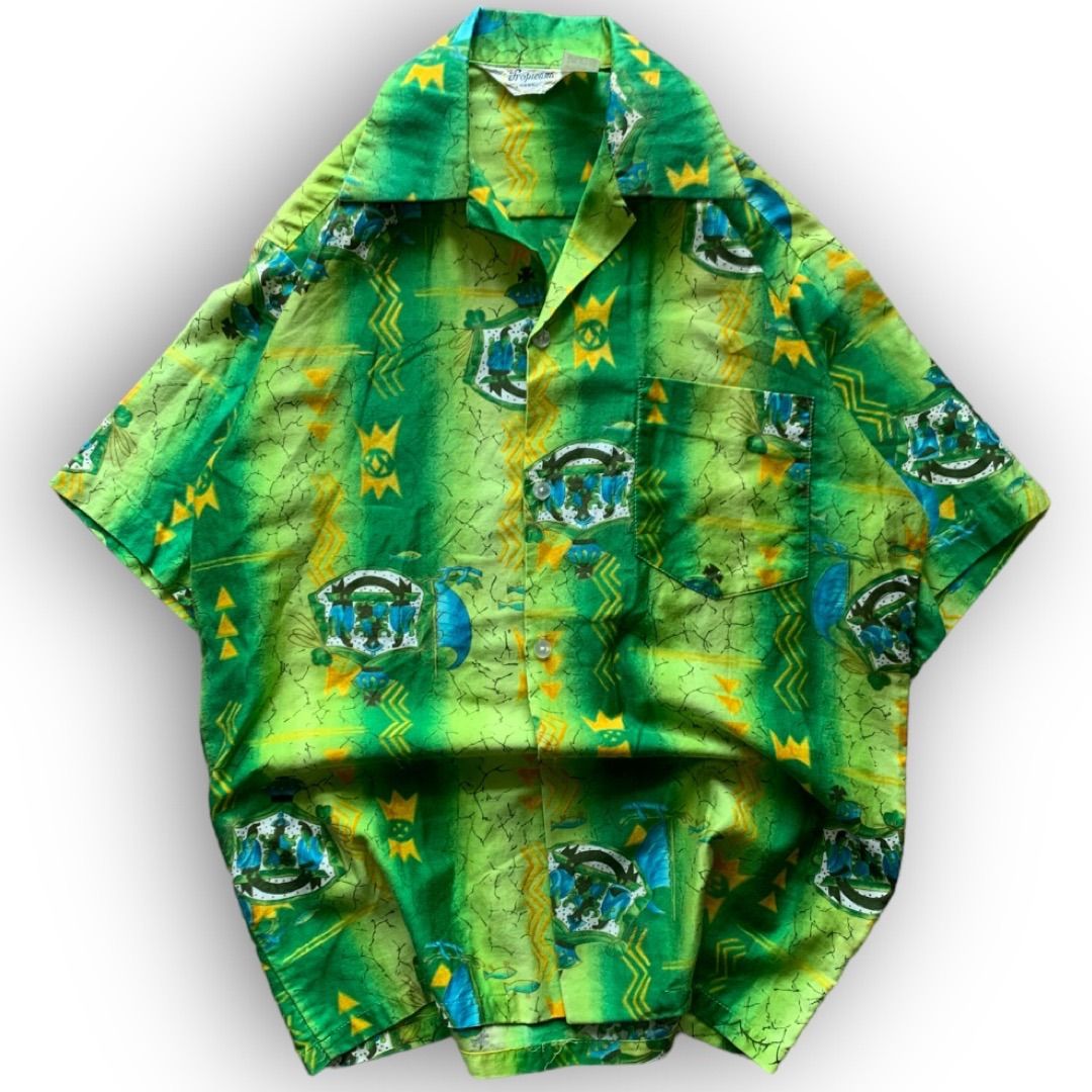 230510BRB16○ 1970S TROPICANA 1970'S hawaiian shirt ハワイアン