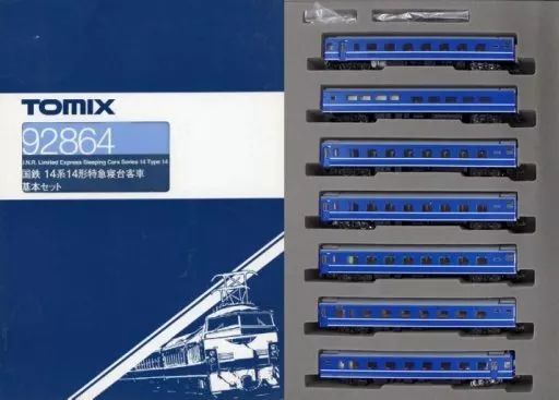 中古】鉄道模型 1/150 国鉄 14系14形特急寝台客車 基本セット(7