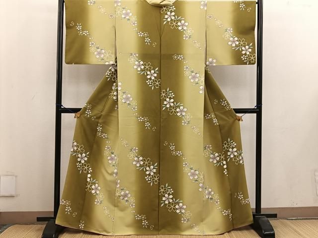 aiueo55【新品未使用極美品】江戸小紋フルセット　本草木染作家圓啓 平和屋着物□本草木染作家 圓啓 江戸小紋 鮫小紋柄 正絹 逸品 未使用