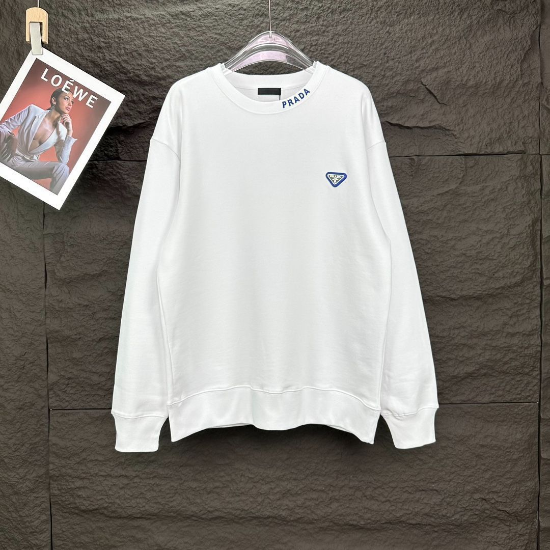 極美品】PRADA グレースウェット 現行品トライアングルロゴプレート