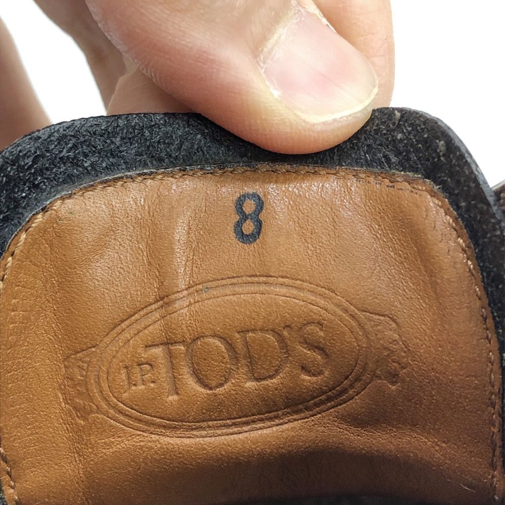TOD'S トッズ レザー チャッカーブーツ サイズ：8 (26cm位) 焦げ茶