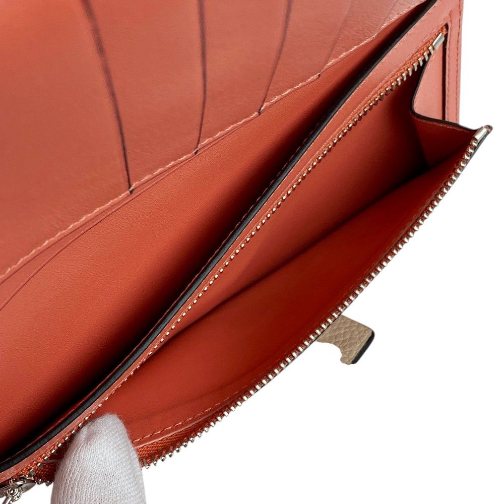 □新同□ ロエベ バーティカル ウォレット ラージ 長財布 レザー  