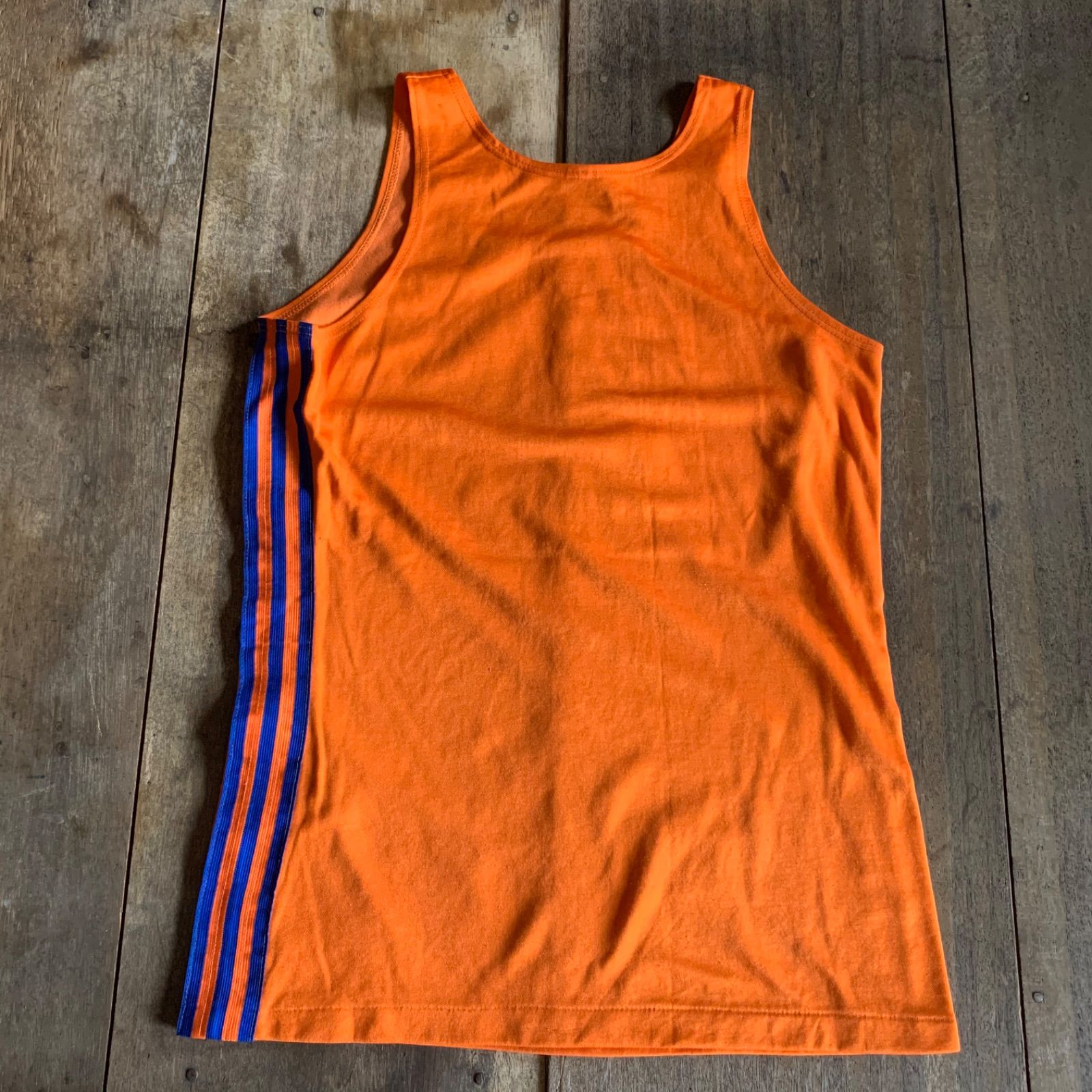 ヴィンテージ 西ドイツ製 adidas アディダス トラック タンクトップ M 