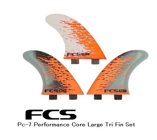 送料無料△FCS PC-7 TRI FIN Set SIZE L-