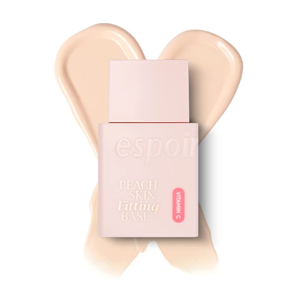 espoir ピーチスキンフィッティングベースオールニュー SPF50+ PA++++， 30ml トーンアップ 化粧下地 プライマー兼用 毛穴カバー 皮脂崩れ防止 韓国コスメ エスポア公式