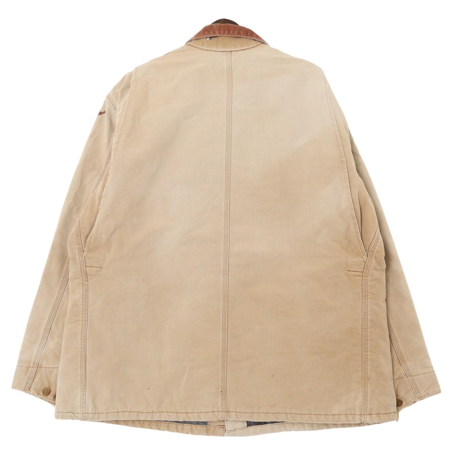 Carhartt ミシガンチョアコート ブラウン フェード ワークジャケット Carhartt カーハート ミシガンチョアコート ワークジャケット ライト