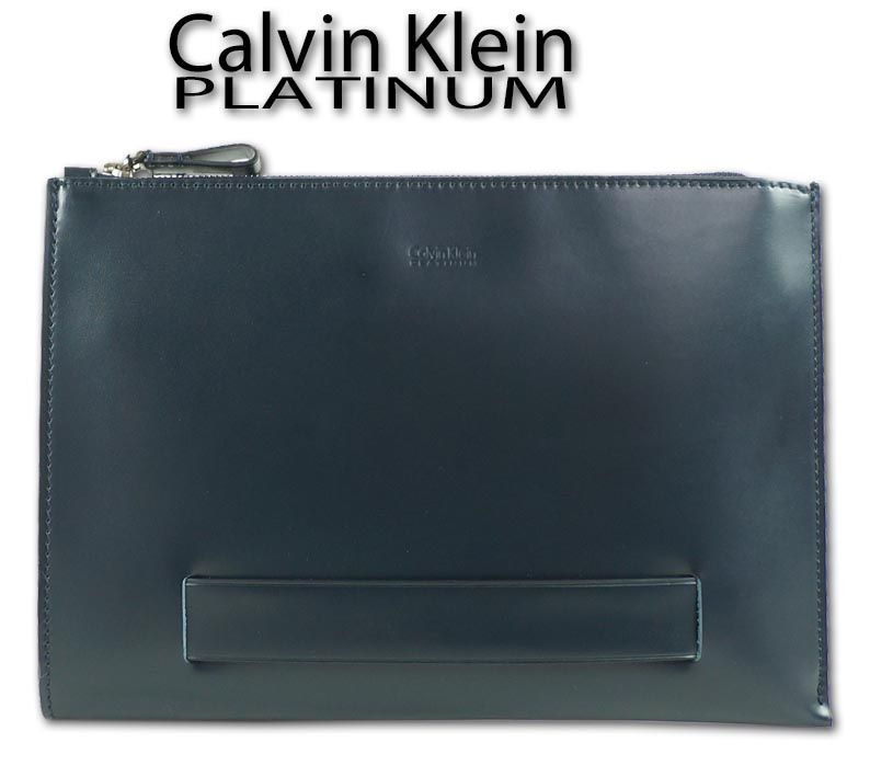 カルバンクラインプラティナム Calvin Klein PLATINUM マチ付き スムースレザー クラッチバッグ ダイス メンズ ネイビー 紺  セカンドバッグ 牛革 バッグインバッグ 定価27,500円 CKカルバンクライン シーケーカルバンクライン 日本製 - メルカリ