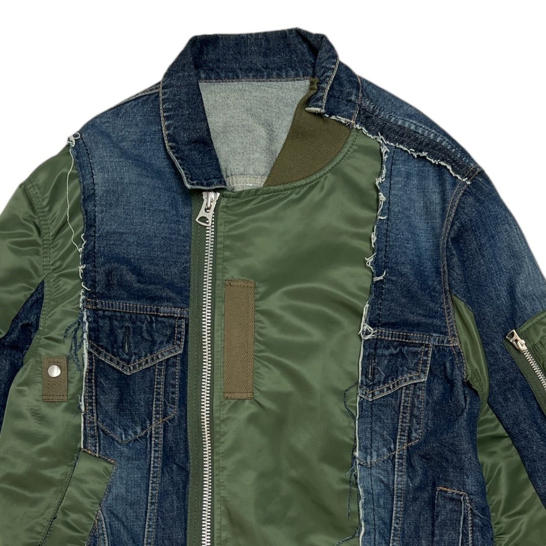 sacai 【名作】19SS Denim Docking Bomber Jacket - メルカリ