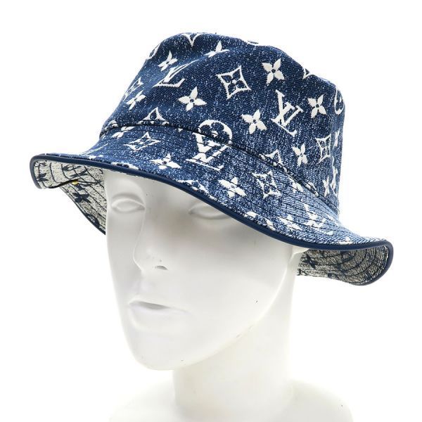 ルイヴィトン ボブ･デニムモノグラム ハット M77436 Bランク