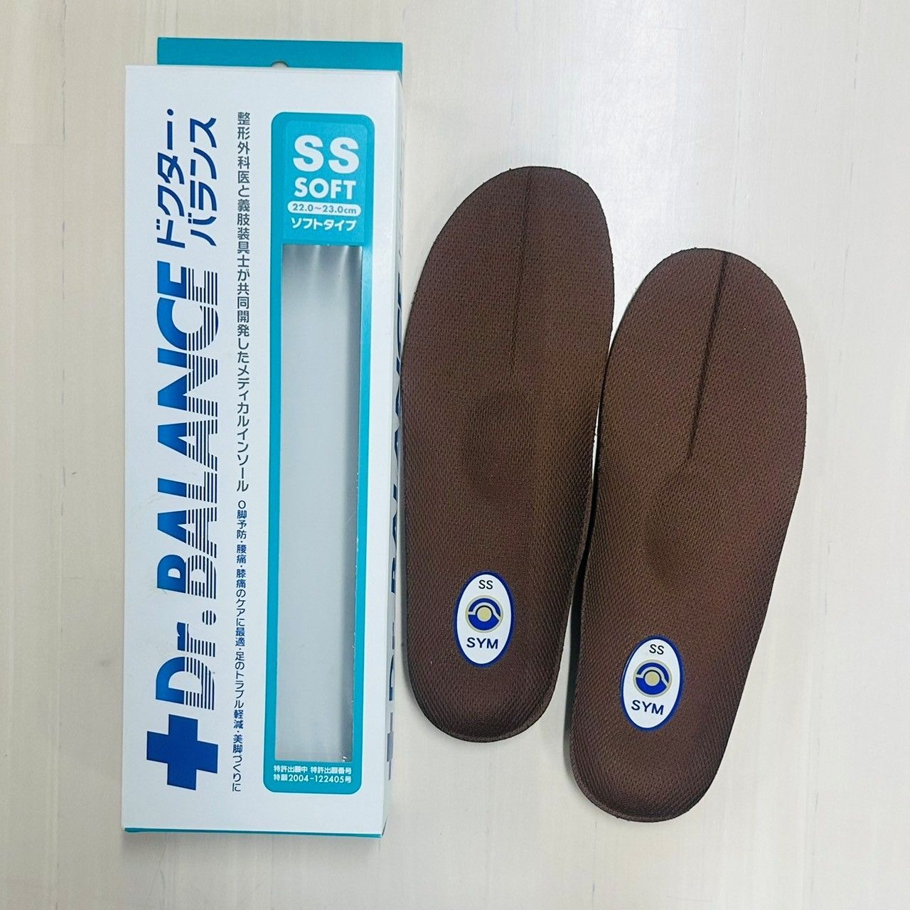 Dr.BALANCE ﾄﾞｸﾀｰﾊﾞﾗﾝｽ インソール SSサイズ用 22.0～23.0cm ソフトタイプ 膝痛 腰痛の軽減 ♥