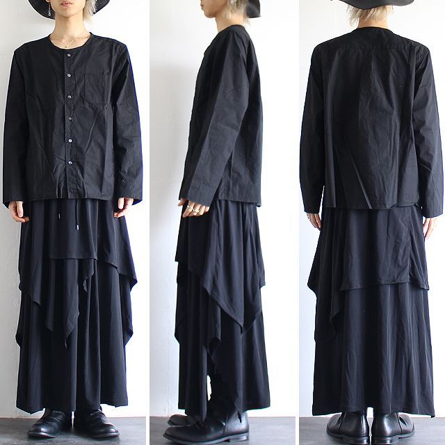 カットオフ×ワッシャー加工ノー シャツ