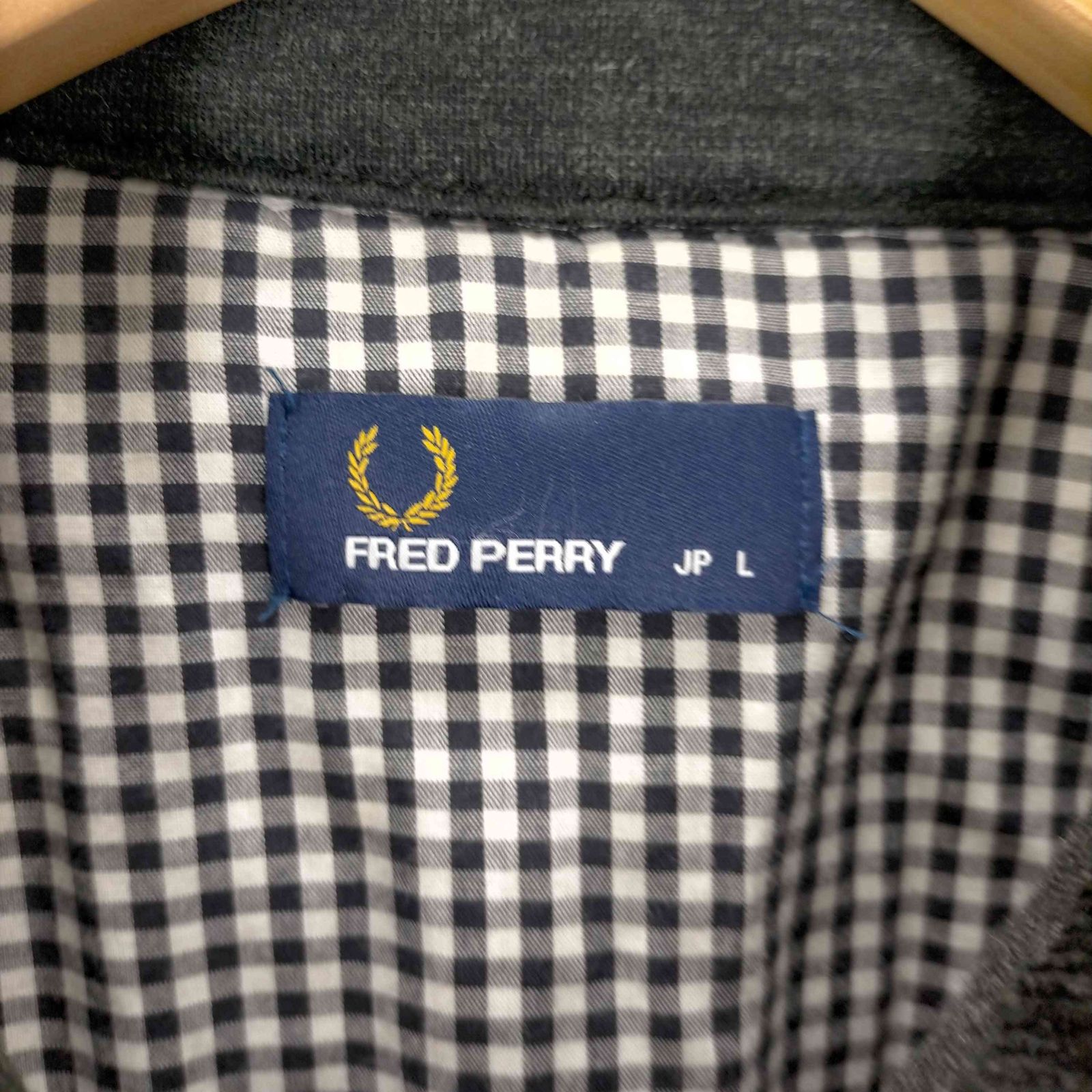 フレッドペリー FRED PERRY 刺繍ロゴ キルティングジャケット メンズ