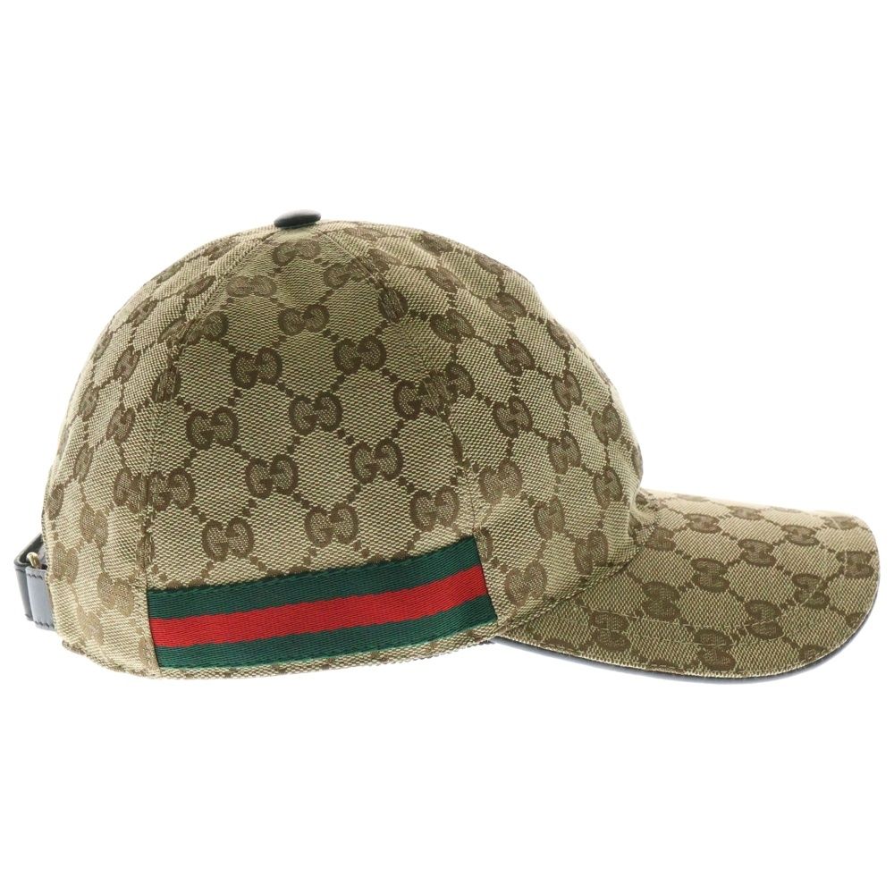 GUCCI (グッチ) GGキャンバスシェリーラインベースボール