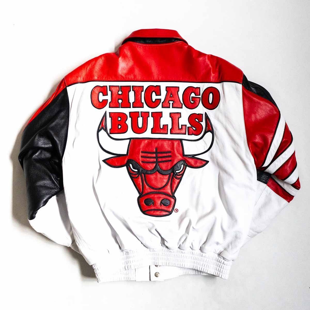 希少カラー】JEFF HAMILTON 【CHICAGO BULLS オールレザー スタジャン】L ジャケット ジェフハミルトン シカゴブルズ  u2402052 - メルカリ