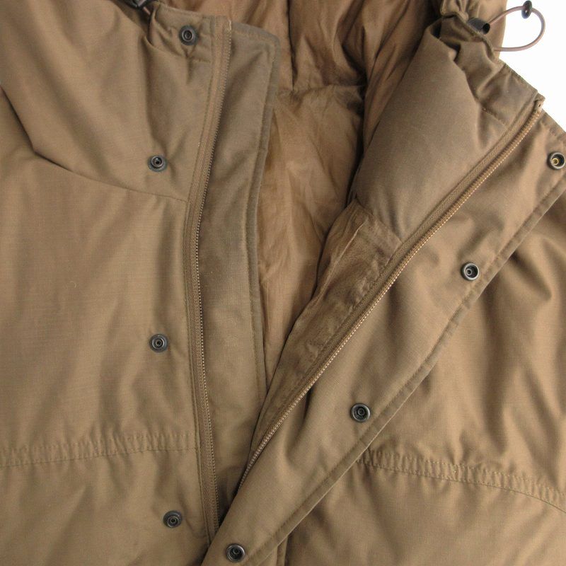 スノーピーク snowpeak ダウンジャケット フード付き ハーフジップ