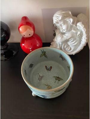 中国 汝窯 青釉 香炉 陶器 陶芸 香道具 仏具 官窯 宋汝窯