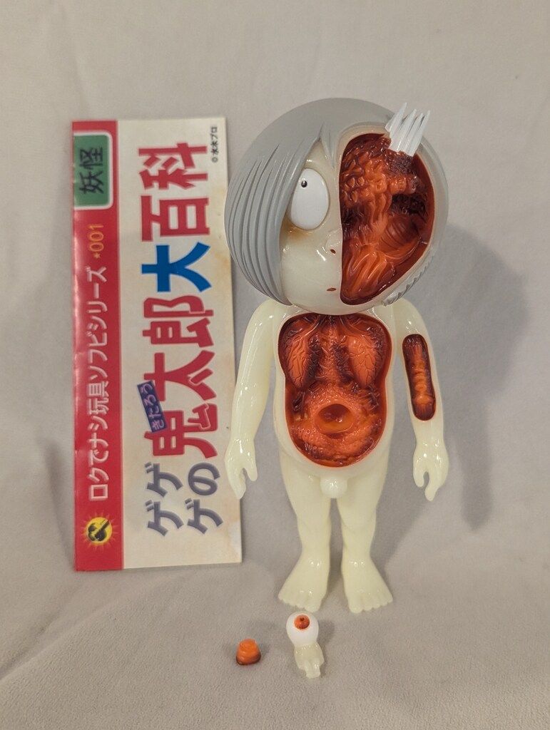 新品】ゲゲゲの鬼太郎 WF2024夏 ロクでナシ玩具 鬼太郎 解剖図 畜光